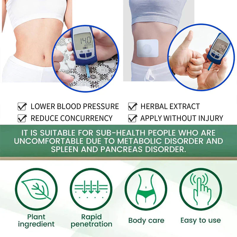 Blood Sugar Control Diabetic Patches (Buy 1 Get 1 FREE)