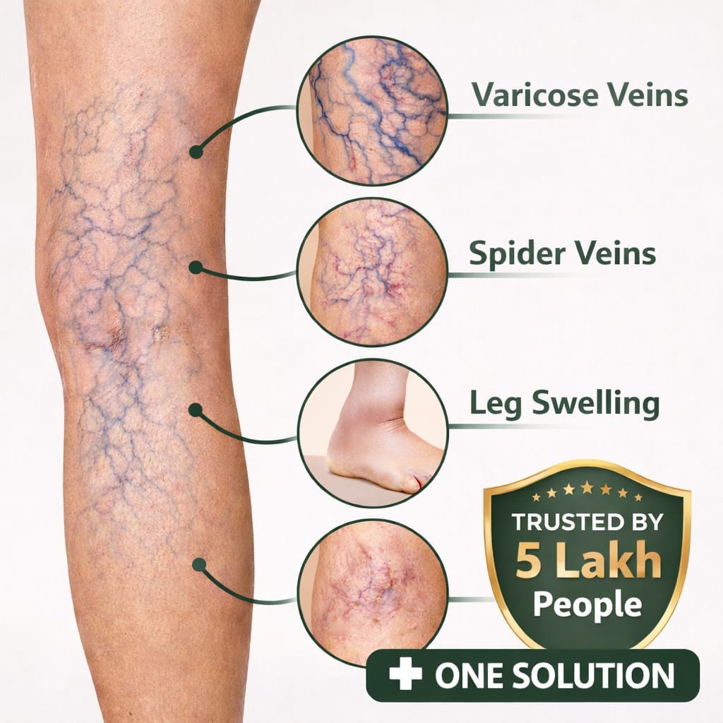 (Buy 1 Get 1 Free) Herbal Turmeric Varicose Vein Spray – Feel Relief in Minutes 🌿🟡